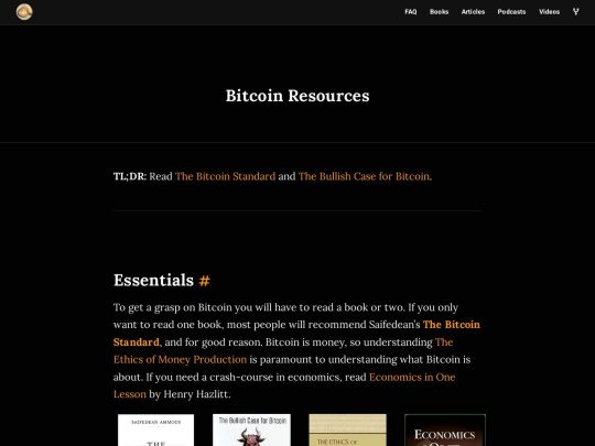 Bitcoin Resources