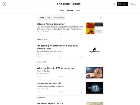 The Held Report